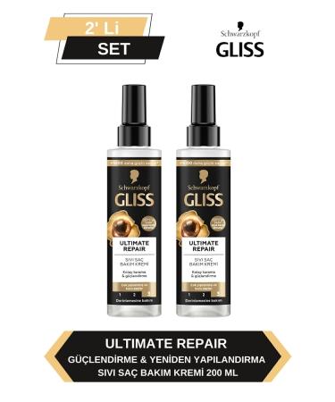 Gliss Ultimate Repair Liquid Conditioner 200ml x Set of 2