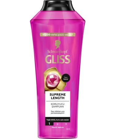 Gliss Supreme Length Long Hair Special Shampoo 400 ML - Buy Online on GoSupps.com