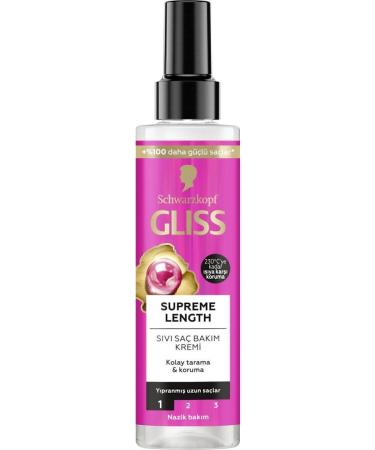 Gliss Supreme Length Special Set for Long Hair (Shampoo 400 ml + Leave-in Liquid Conditioner 200 ml) - Buy Online on GoSupps.com