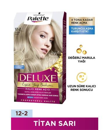 Palette DELUXE HAIR DYE 12-2 TITAN YELLOW