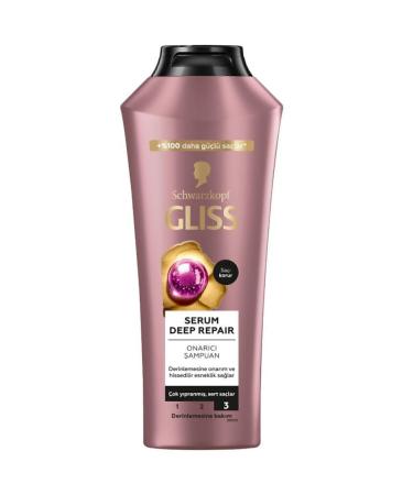 Gliss Serum Deep Repair Shampoo 400 ml + Liquid Conditioner 200 ml - Buy Online on GoSupps.com