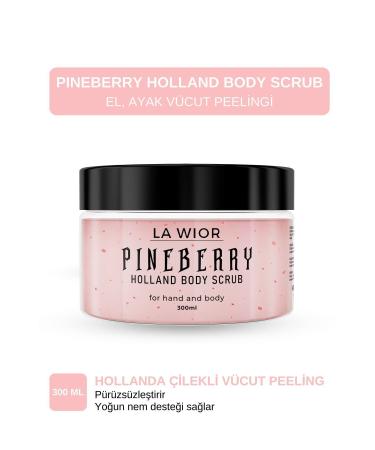 La Wior Dutch Strawberry Body Scrub Nourishing Purifying Moisturizing Body Peeling 300 gr