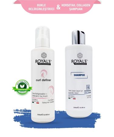royale professional Curl Defining Conditioner -Horsetail Collagen Shampoo - Curl Definer -Shampoo