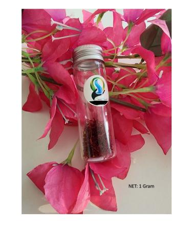 Nature Saffron 1gram original Iranian Saffron Super Top Negin (NATURAL AND ORGANIC) (NET WEIGHT: 1 GR)