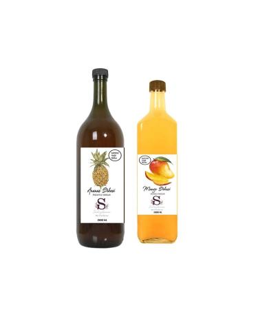 Suheylaana Natural Pineapple Vinegar 1500 ml and Mango Vinegar 1000 ml