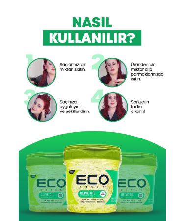 ECO Style Olive Oil Nourishing Hair Styling Gel Maximum Hold 236ml Olive Oil Styling Gel Max Hold - Buy Online on GoSupps.com