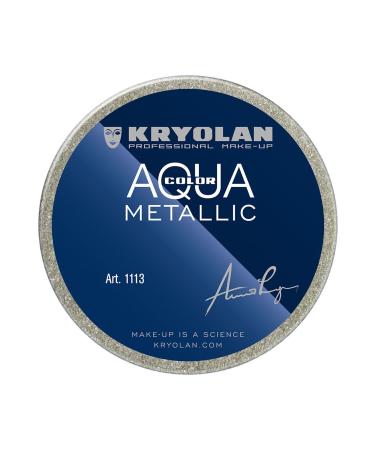 Kryolan Aquacolor Metallic 55 ml 01113 Silvergreen