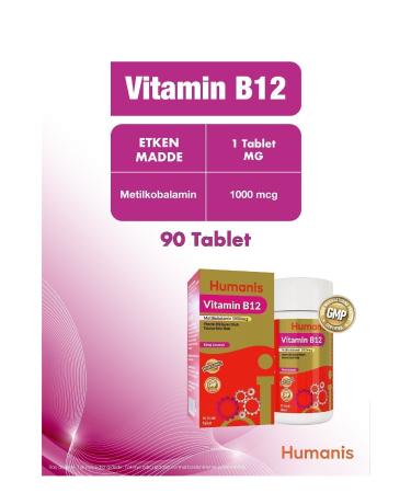 Humanis B12 Sublingual 90 Tablets - Buy Online on GoSupps.com