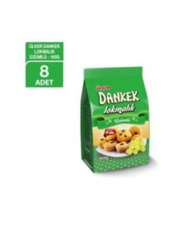 Ulker Ulker Dankek Bite Size 160 gr Raisins*8 Pieces