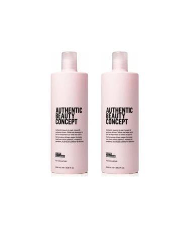 Authentic Beauty Concept Economical 2 Pieces Glow Shampoo 1000 ML-Pump Gift