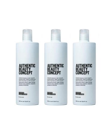 Authentic Beauty Concept Economical 3 Piece Hydrate Hair Conditioner 1000 ML-Pump Gift