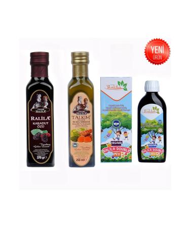 Durgun bebe Ralila Organic Double Mix Ginger Turmeric Black Mulberry Extract Set