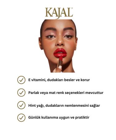 KAJAL Cranberry Lipstick - No: 750 - Buy Online on GoSupps.com