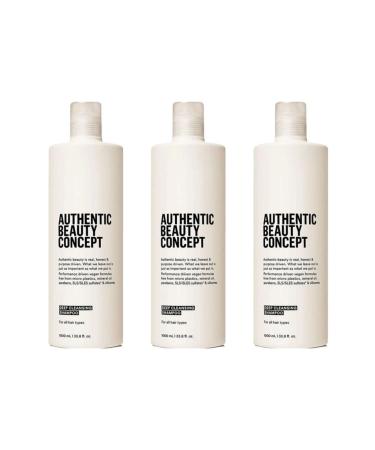 Authentic Beauty Concept Economic 3 PCS Deep Cleansing Shampoo 1000 ML- Pump Gift 0 Original