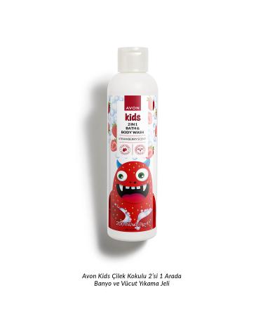 Avon Kids 2 in 1 Strawberry Scented Bath and Body Wash for Children 200 Ml. - Buy Online on GoSupps.com