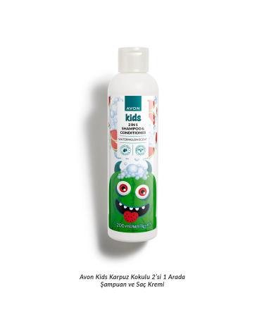 Avon Kids 2 in 1 Watermelon Scented Children's Hair Conditioner and Shampoo 200 Ml. - Buy Online on GoSupps.com