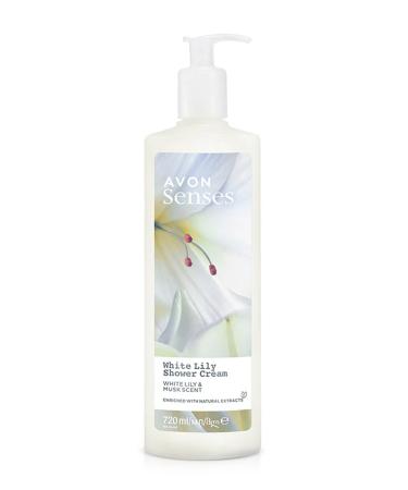 Avon Senses White Lily White Lily Scented Shower Gel 720 Ml.