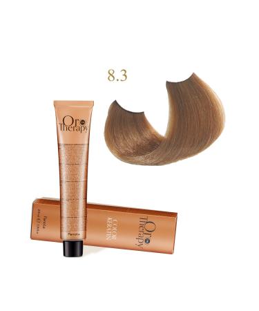 Fanola Oro Therapy 24k Color Keratin With Gold & Argan Oil 100ml (ammonia Free) 8.3