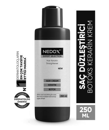 NEDOX Hair Straightening Styling Keratin Botox Cream 250 ml