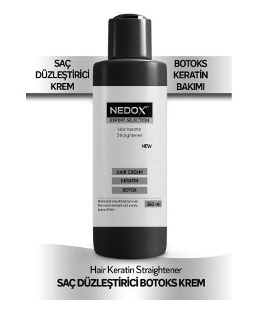 NEDOX Hair Straightening Styling Keratin Botox Cream 250 ml - Buy Online on GoSupps.com