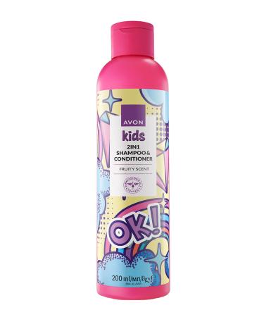 Avon Kids OK 2 in 1 Fruit Scented Shampoo and Conditioner 200 Ml.