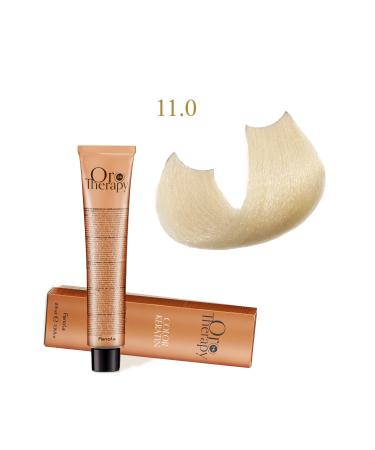 Fanola Oro Therapy 24k Color Keratin With Gold & Argan Oil 100ml (ammonia Free) 11.0