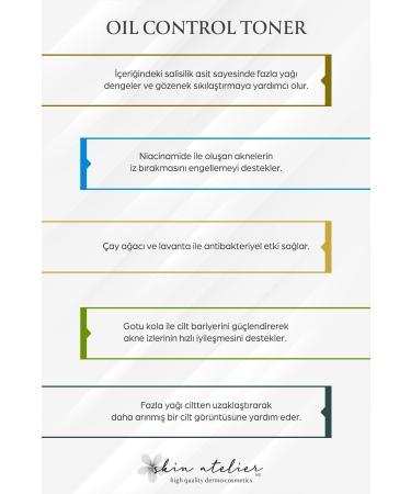 Skin Atelier Oil Control Toner for Oily Skin - Pore Tightener Anti-Acne Anti-Blackhead 200 ml - Buy Online on GoSupps.com