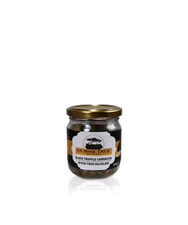 gourmet truffle Black Truffle Mushroom Slices carpaccio 200 gr tuber Aestivum Canned