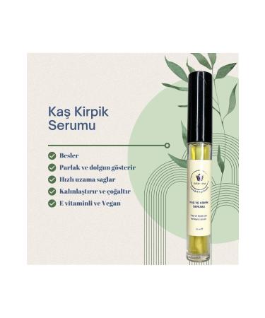 NATUVERSE Natural Eyebrow Eyelash Serum 100% Natural & Vegan & Handmade - Buy Online on GoSupps.com