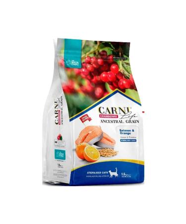 CARNI LIFE Carni Life Neutered Cat Food 10 Kg Salmon Orange Cranberry