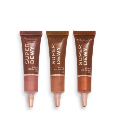 MAKEUP REVOLUTION Revolution Superdewy Liquid Highlighter Gold Champagne - Buy Online on GoSupps.com