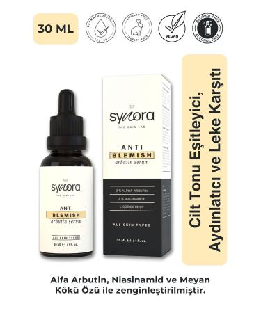 Synora Skin Tone Equalizer Brightener and Anti-Spot Arbutin Serum - Buy Online on GoSupps.com