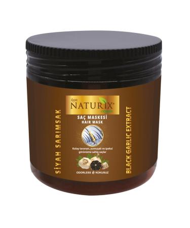 Naturix Salt-Free Hair Mask Natural Black Garlic Extract for All Hair Types 500 Ml Hair Care Mask - Buy Online on GoSupps.com