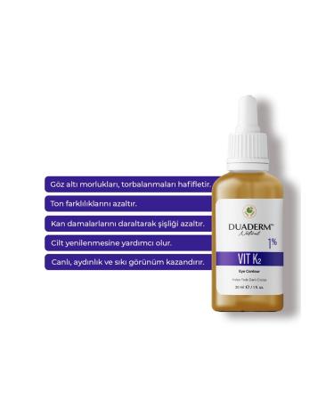 Duaderm Vit K2 Eye Contour Serum 30ml - Buy Online on GoSupps.com