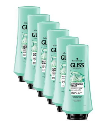 Gliss Nutribalance Repair Anti-Hair Loss Conditioner 360 ml 6-pack - Buy Online on GoSupps.com
