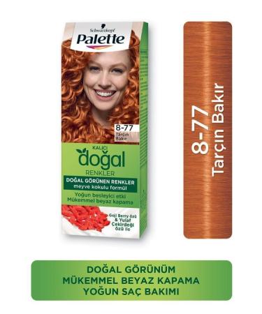 Palette Permanent Natural Colors Hair Dye 8-77 Cinnamon Copper X 3 Pieces - Buy Online on GoSupps.com
