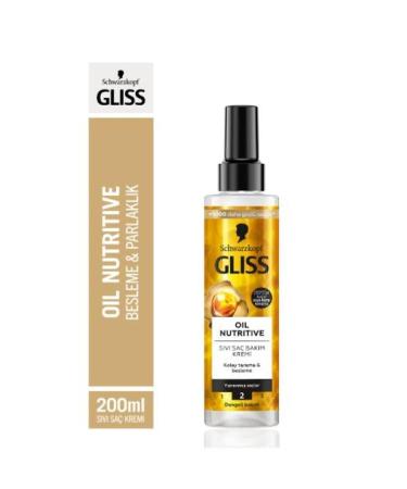 Gliss Oil Nutritive Liquid Hair Conditioner 200ml x Set of 3 - Buy Online on GoSupps.com