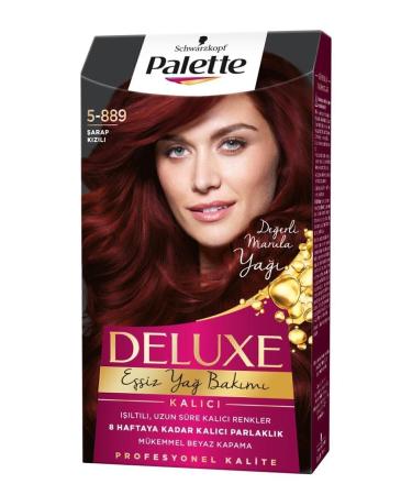 Palette Deluxe 5-889 Wine Red Hair Dye - Buy Online on GoSupps.com