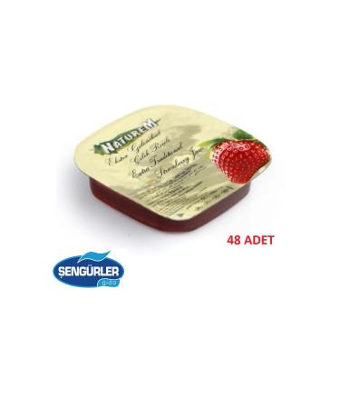 Naturem Strawberry Jam Picnic 15 Gr * 48 Pieces