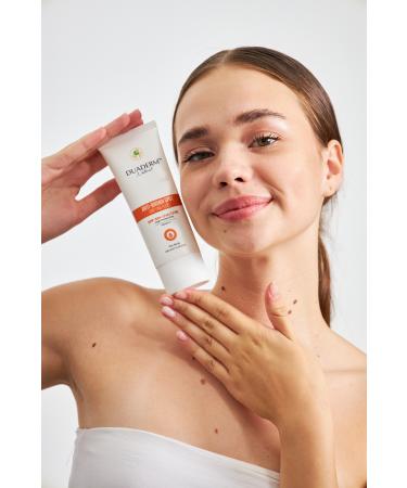 Duaderm Anti-Blemish High Protection Anti-Brown Body Sun Cream SPF 50+ (Vitamin C + UVA UVB)100ml - Buy Online on GoSupps.com