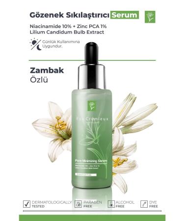Rue Cremieux Pore Tightening Lily Essence Skin Care Serum 30ml - (NIACINAMIDE ZINC PCA 1%) - Tk