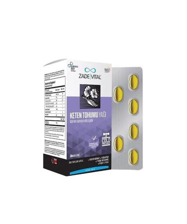 Zade Vital Flaxseed Oil Blister 30 Herbal Capsules