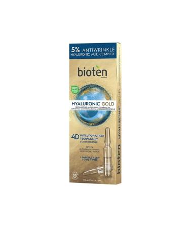 Bioten Hyaluronic Gold Anti-Aging Re-Plumping Ampoules 7 X 1.3 Ml - Buy Online on GoSupps.com