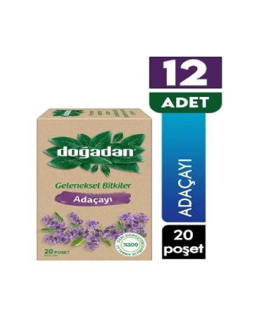 Nature Herbal Tea - Sage 12 Pieces