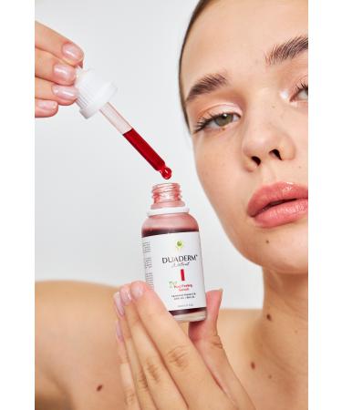 Duaderm Anti-Acne Repairing Red Peeling Serum (AHA 10% BHA 2% Liposomal VitE 1%) 30ml - Buy Online on GoSupps.com