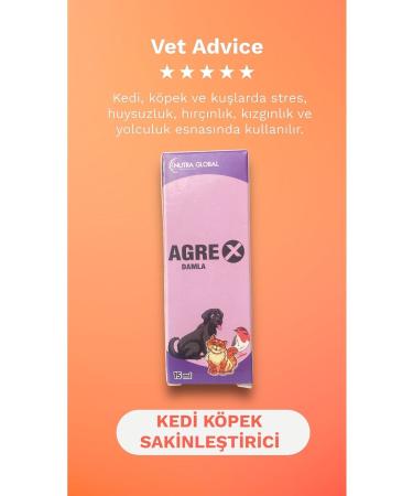 vet advice Cat Dog Bird calming soothing drops 15 ml