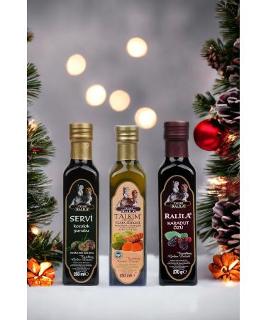 Durgun Bebe Ralila Black Mulberry Extract Ginger Turmeric Atom Cone Syrup 3" Natural Set