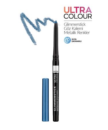 Avon Glimmerstick Metallic Eyeliner Pencil Electric Blue - Buy Online on GoSupps.com