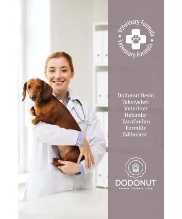 DODONUT Happyderm Large and Medium Breed Dogs Biotin Added Skin and Coat Health Nutritional Supplement 100 Tablets - Buy Online on GoSupps.com