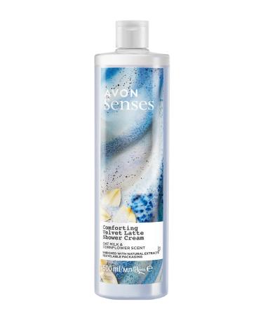 Avon Senses Relaxing Oat Milk and Cornflower Shower Cream 500 Ml.